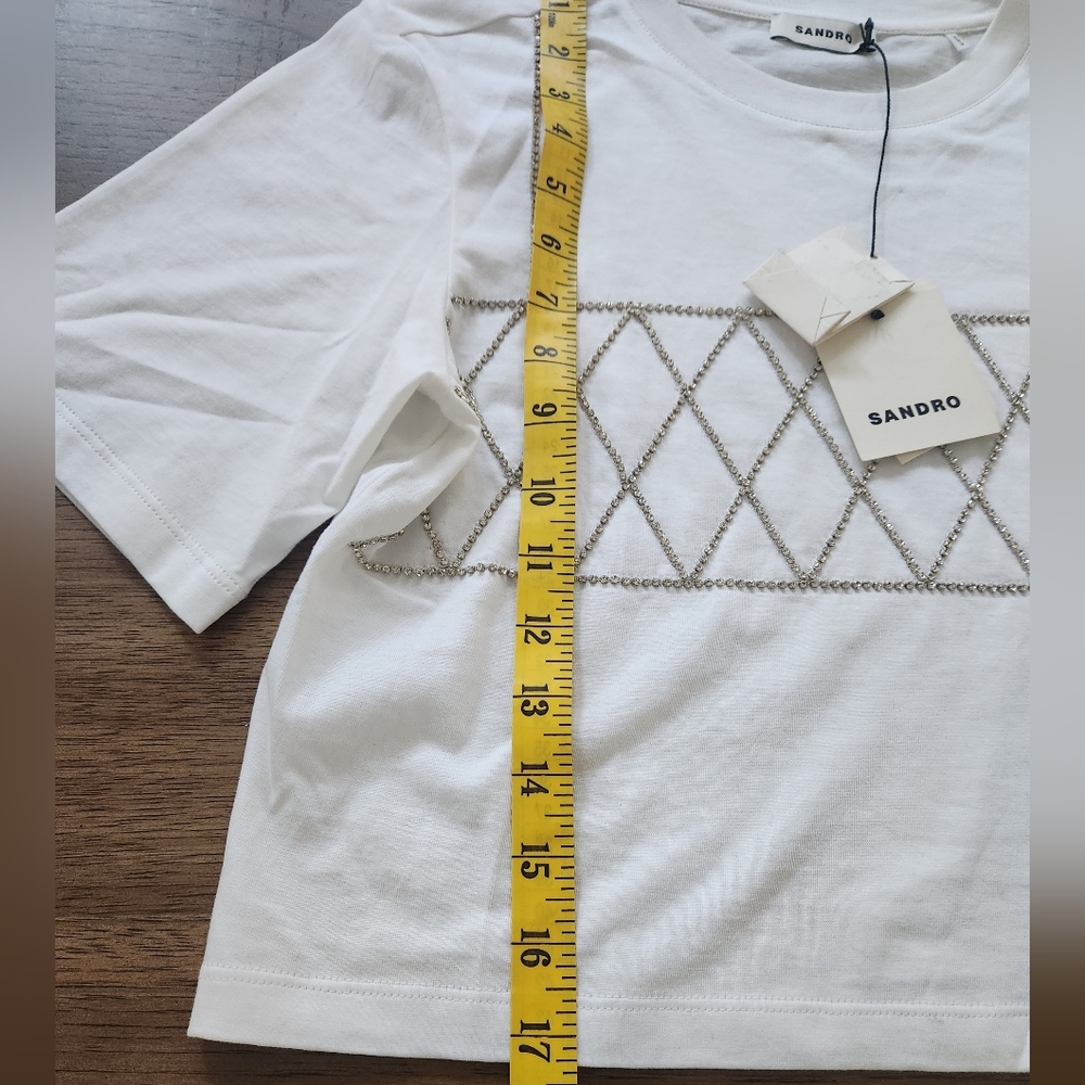 Sandro Diamond Top | Size 0 - Picture 12 of 12